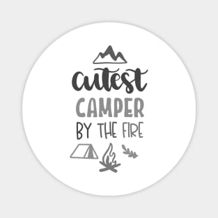 Cutest Camper By The Fire Outdoors Shirt, Hiking Shirt, Adventure Shirt Magnet